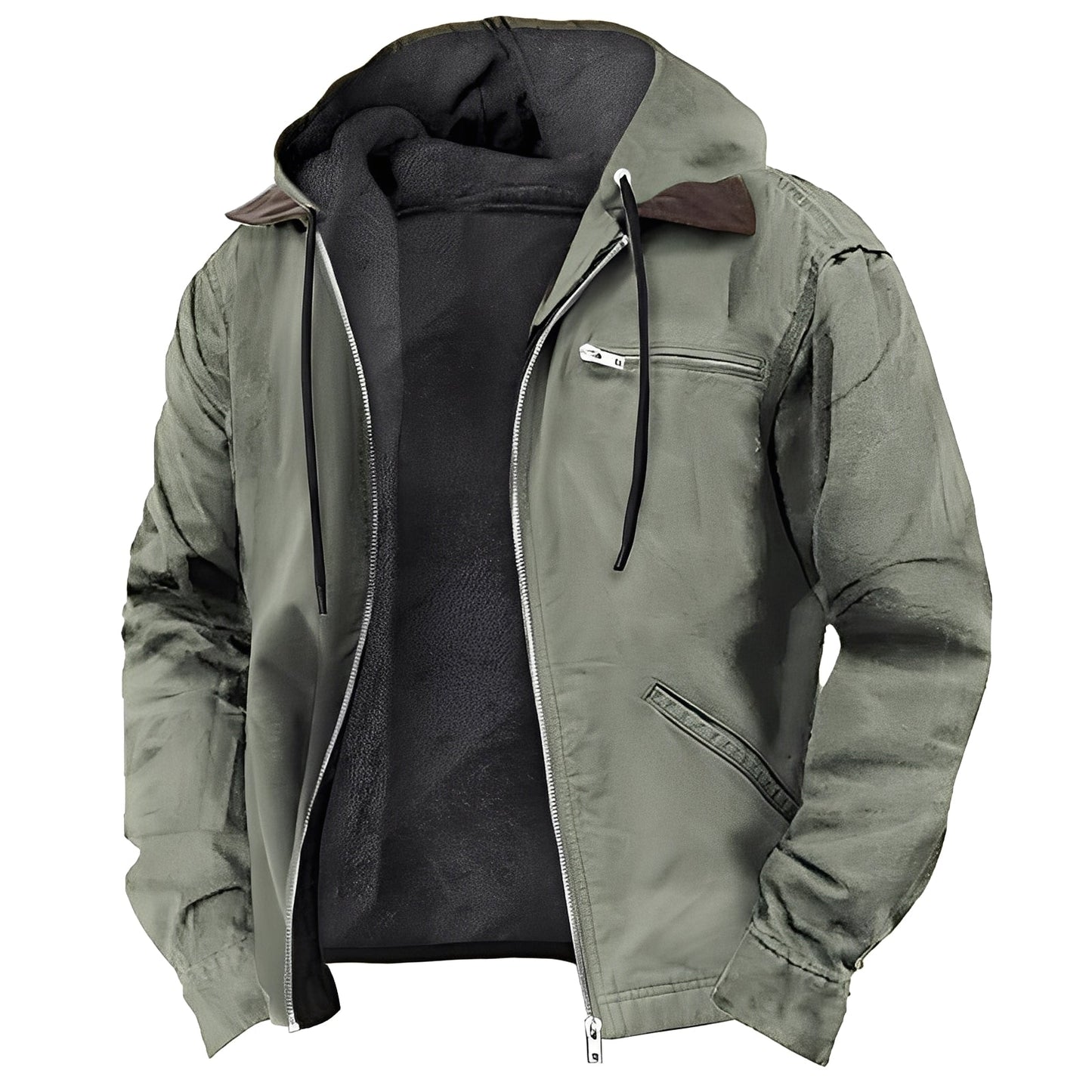 Adrian - Manteau chaud pour extérieur avec capuche pour hommes
