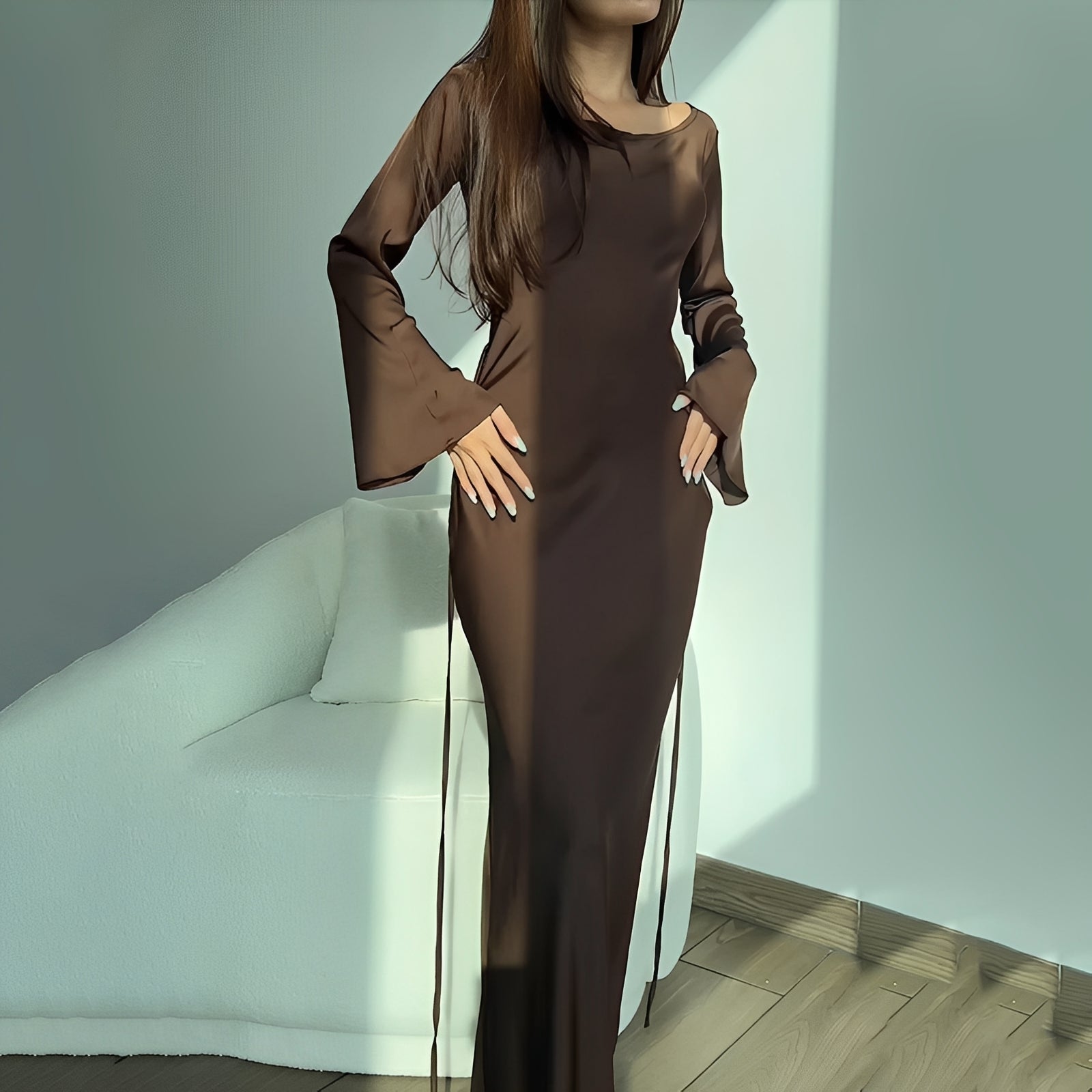 Anisa - Élégante robe à manches longues pour femmes
