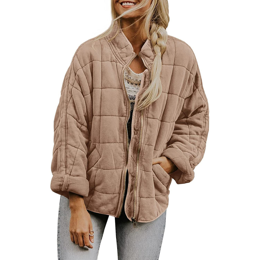 Jordana - Grande veste matelassée avec poches pour femmes