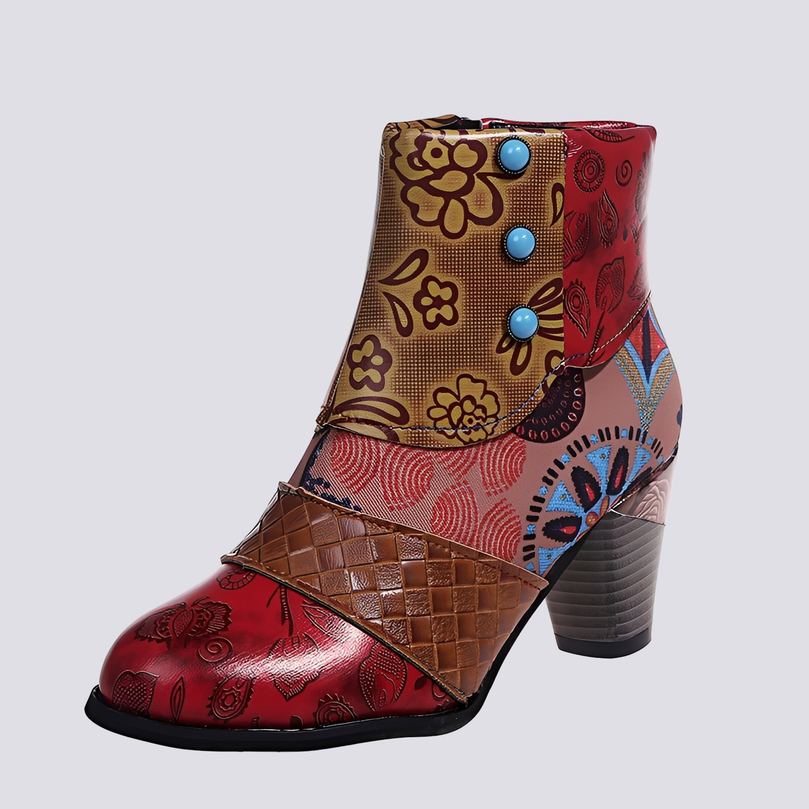 Emma - Bottes bohémiennes colorées