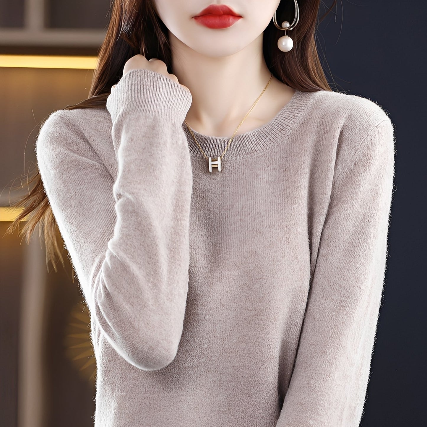 Julia - Pull en laine chic et ajusté pour femmes