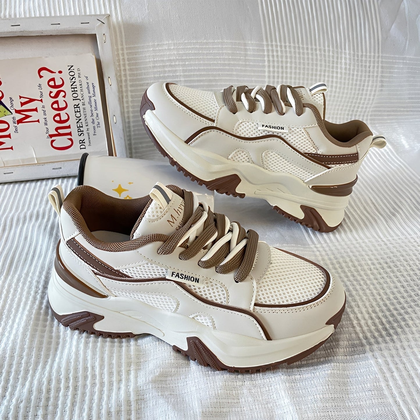 Rachel - Lässige Netzstoff-Korb-Schuhe mit hohen Absätzen für Damen