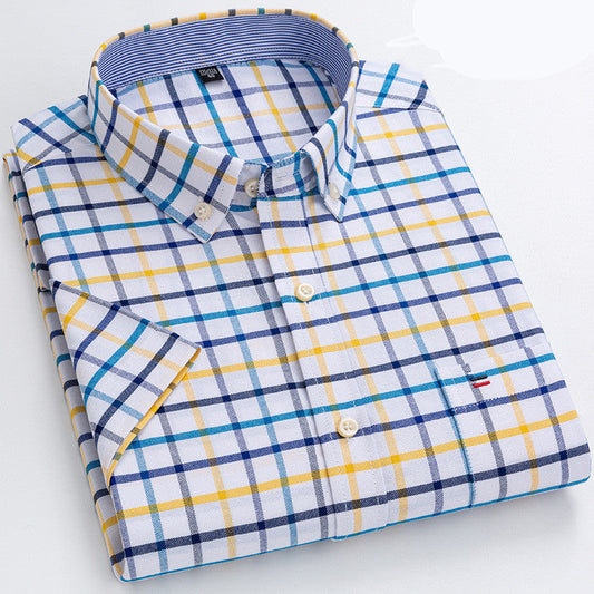 Desmond - Chemise relax et douce avec poche poitrine pour hommes