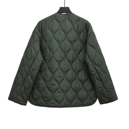 Thelma - Manteau relax avec matelassage en losanges pour femmes