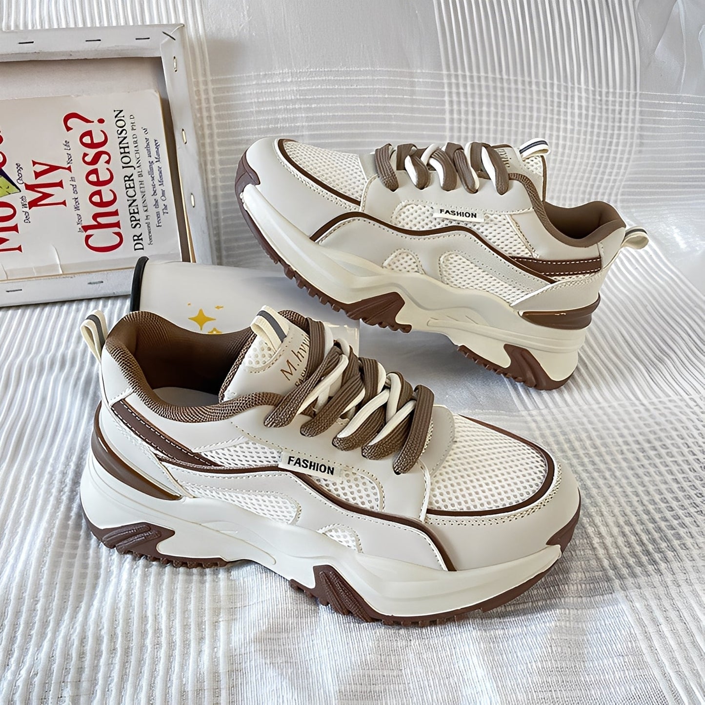 Sophie - Baskets modernes avec semelle épaisse pour femmes