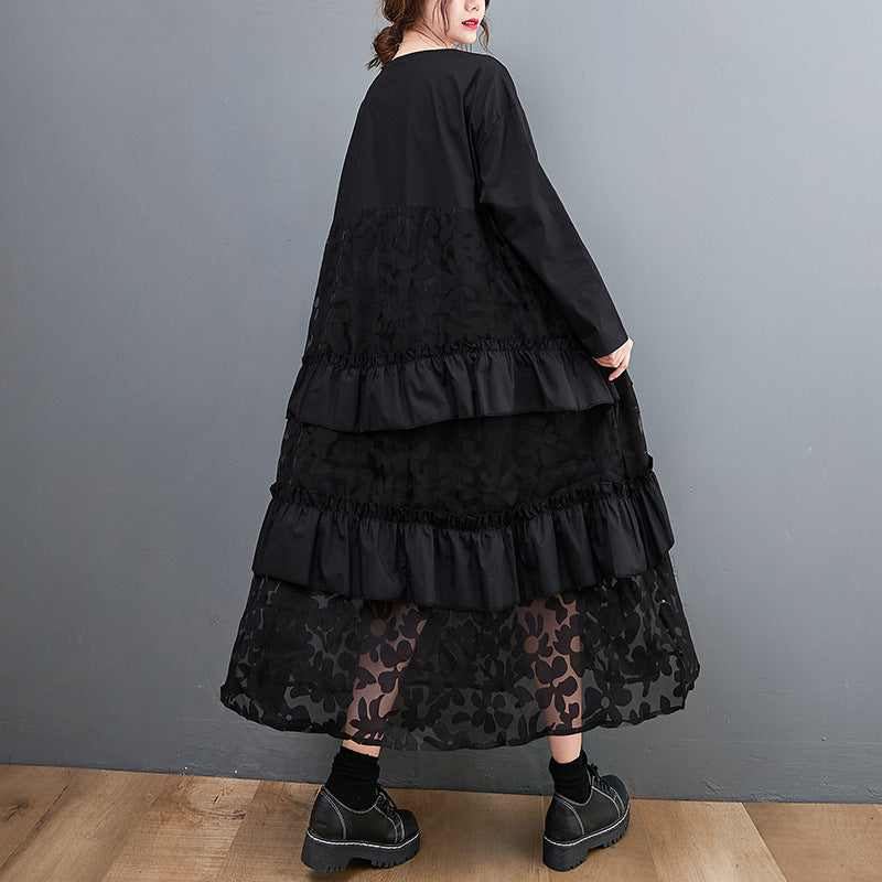 Lauryn - Robe bohème décontractée à volants pour femme