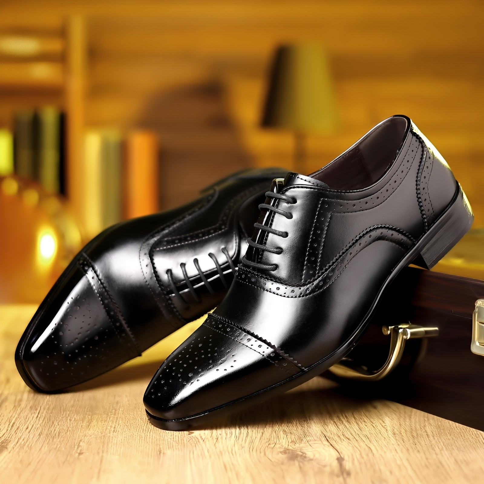 Ronan - Chaussures pointues rétro pour hommes