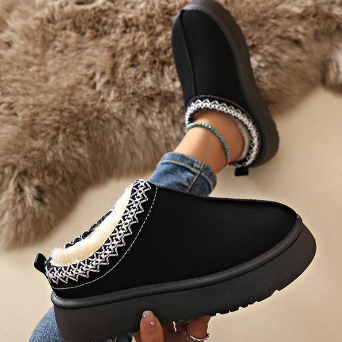 Audrey - Bottes de neige confortables et chaudes