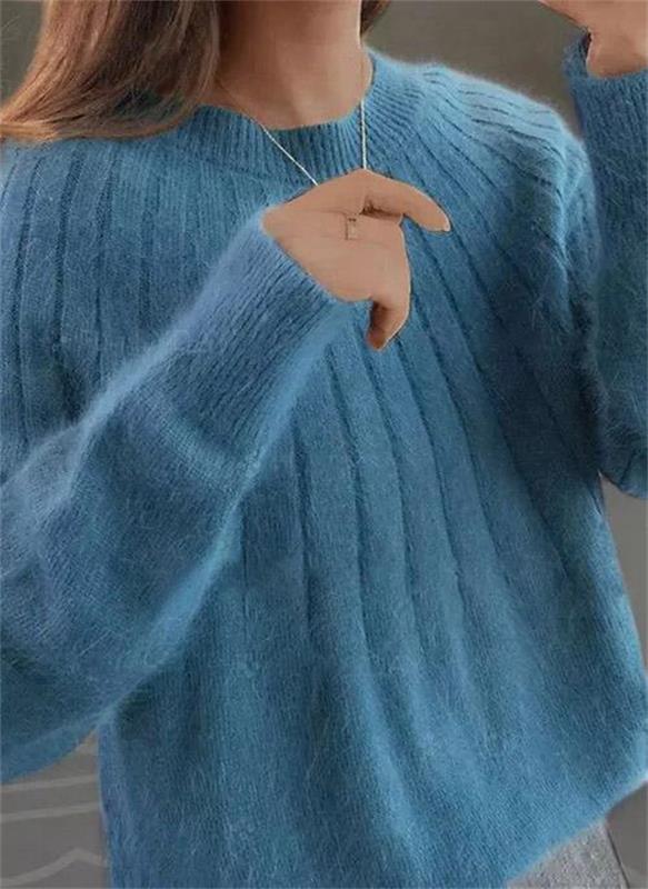 Taimi - Pull en cachemire pour femme : naturellement élégant en couleur fourrure