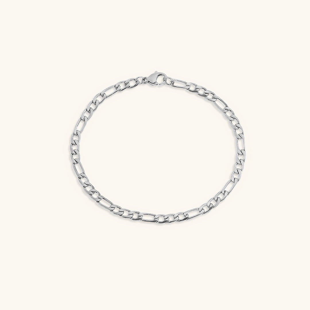 Saturn - Bracelet en chaîne dorée