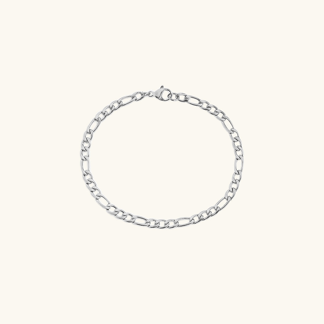 Saturn - Bracelet en chaîne dorée