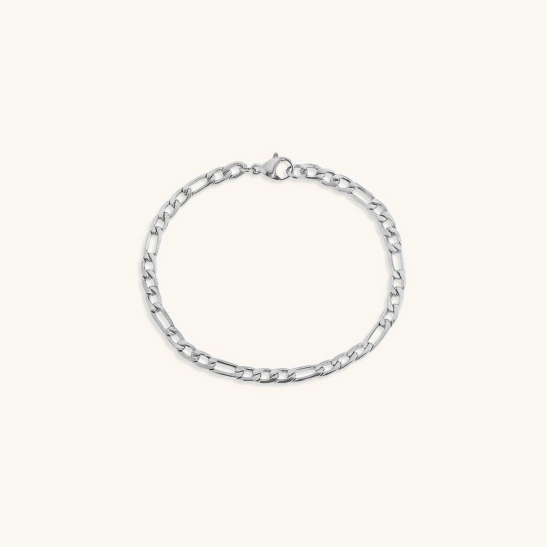 Saturn - Bracelet en chaîne dorée