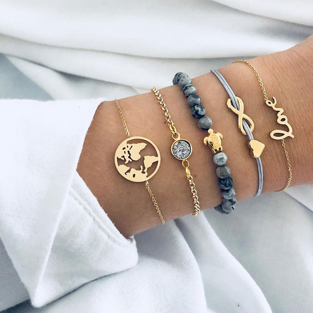 Nola – set de bracelets de luxe intemporels