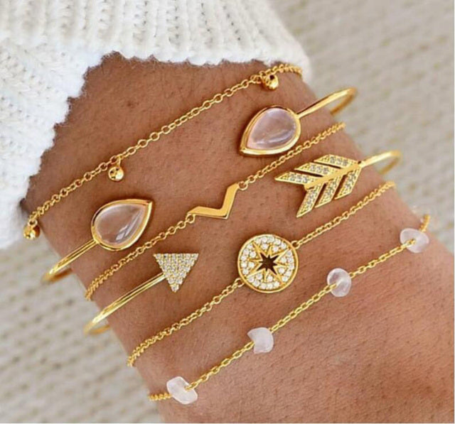 Nola – set de bracelets de luxe intemporels