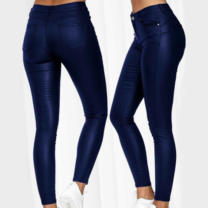 Dina – Pantalon en cuir souple