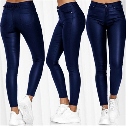 Dina – Pantalon en cuir souple