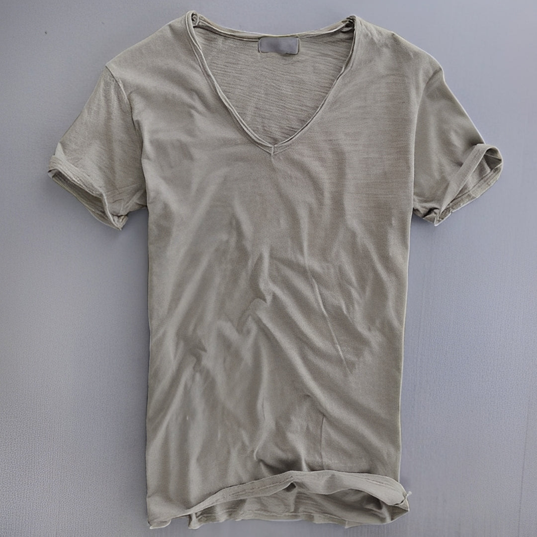 Lemuel - T-shirt décontracté d'été pour homme