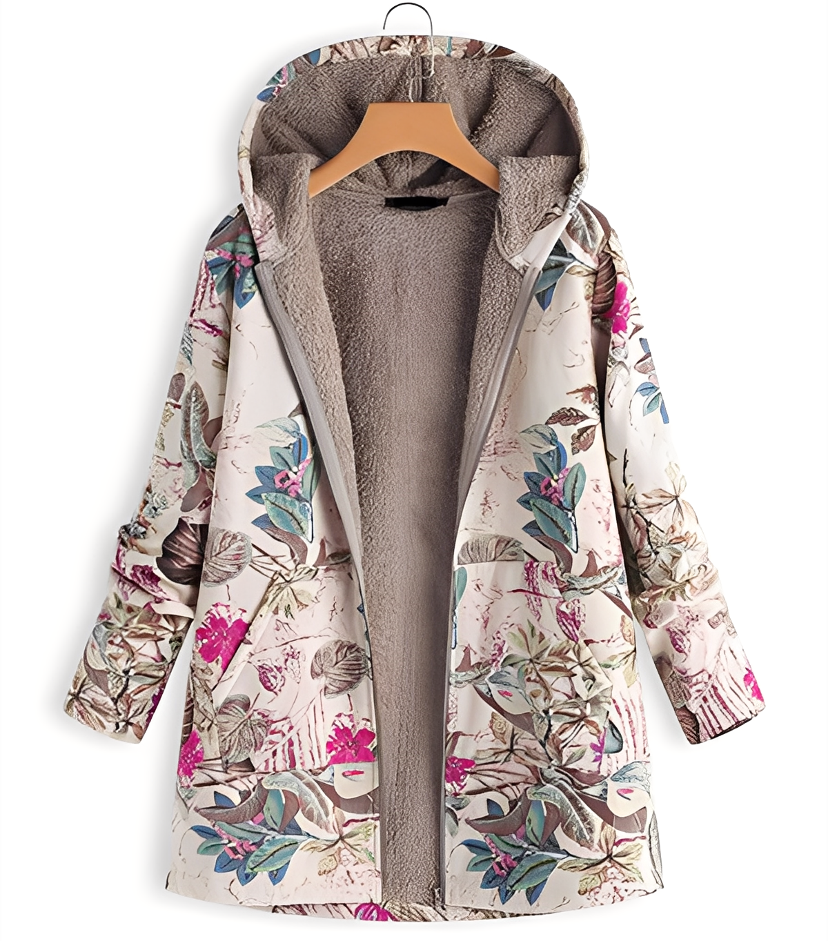 Jaslene - Parka-veste épaisse, chaude et intemporelle pour femmes