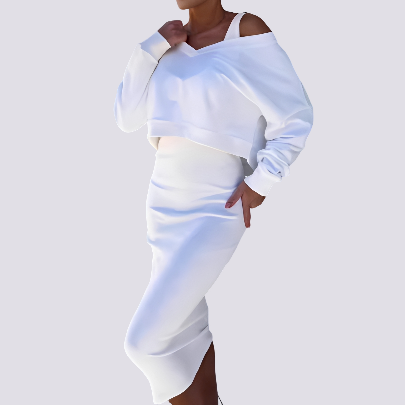 Elsie - Ensemble robe deux pièces élégant