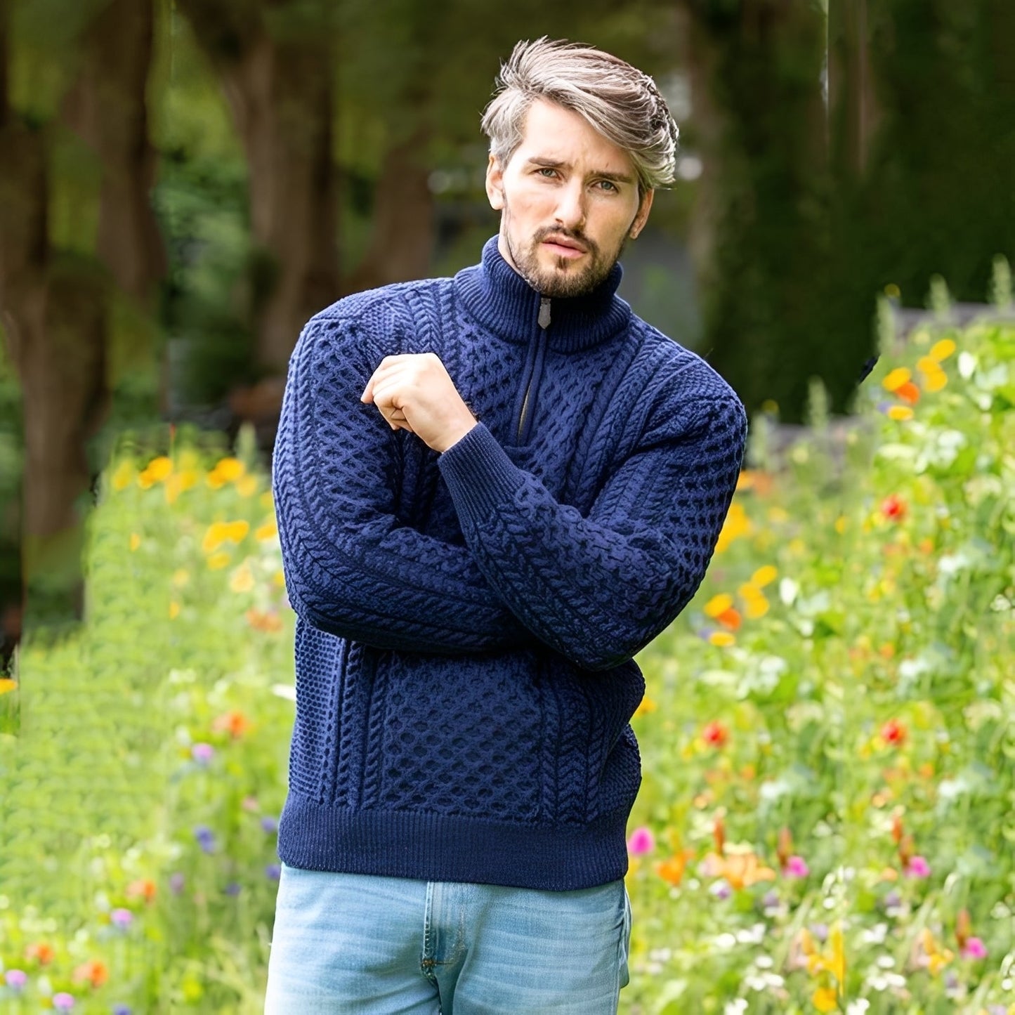 Henry - Elegant and loose sweater for men
