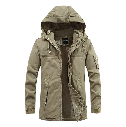 Bryan - Multi-purpose jacket with fleece lining and hood for men
