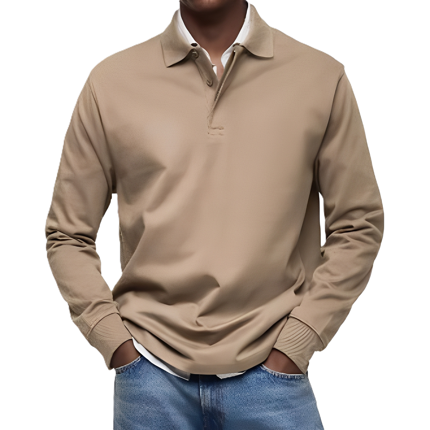 Alonzo - Men's long-sleeved buttoned shirt from Casula