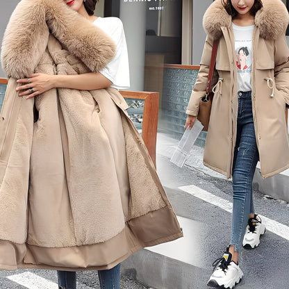 Evette - Manteau chaud et élégant avec capuche pour femmes