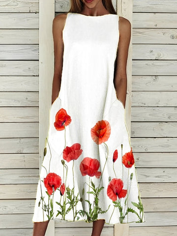 Josephine - Robe élégante à motif floral pour femmes