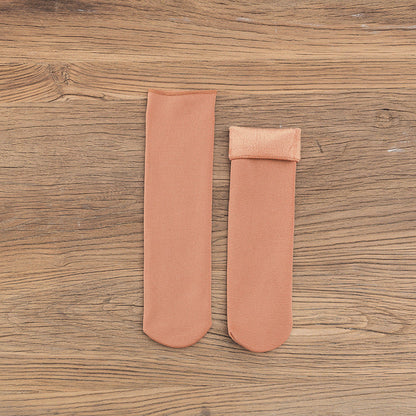 Gloria - Chaussettes en velours chaudes pour femmes pour l'hiver