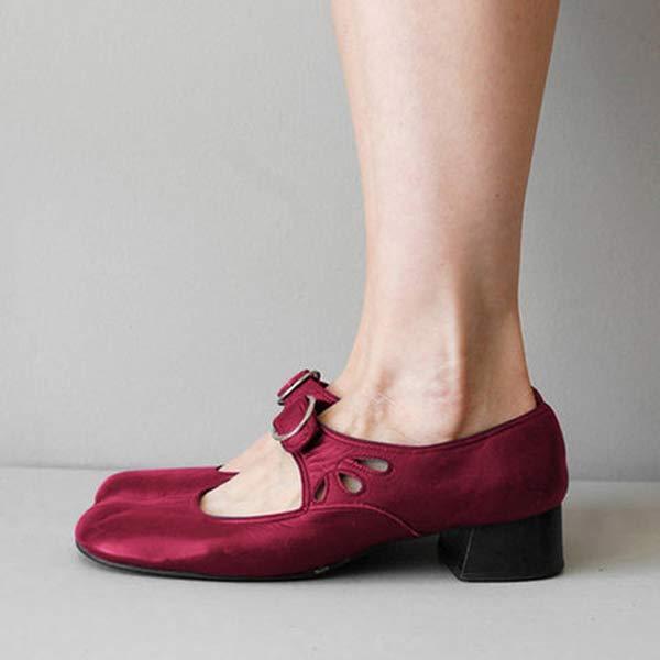 Beatrice - Sandales compensées avec boucle ajustable