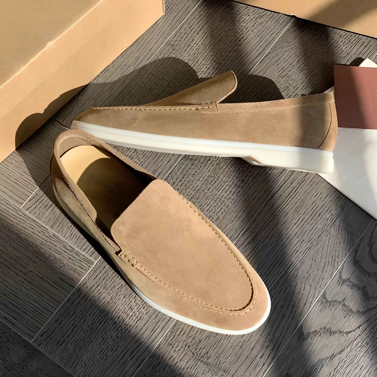 Dominick – Chaussures en suède pour hommes