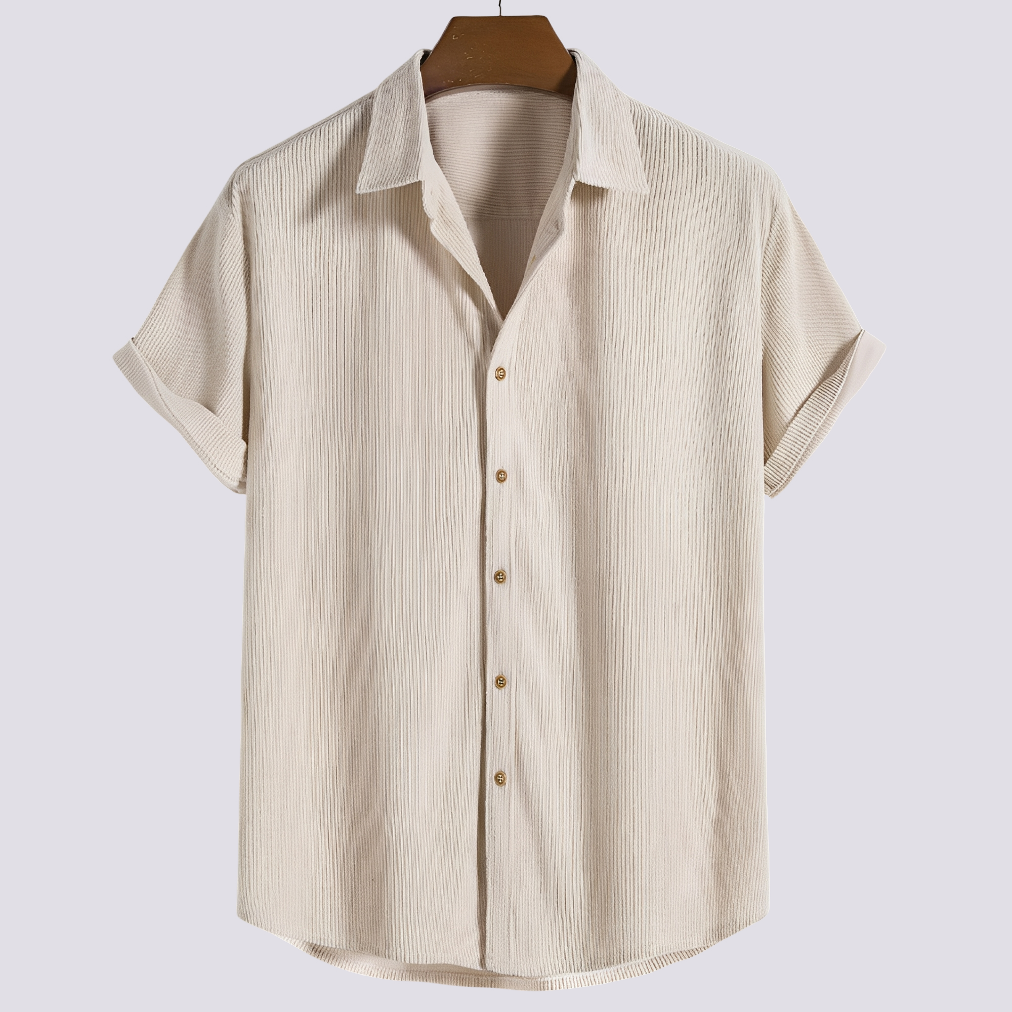 Kierce - Chemise décontractée à motif pour hommes