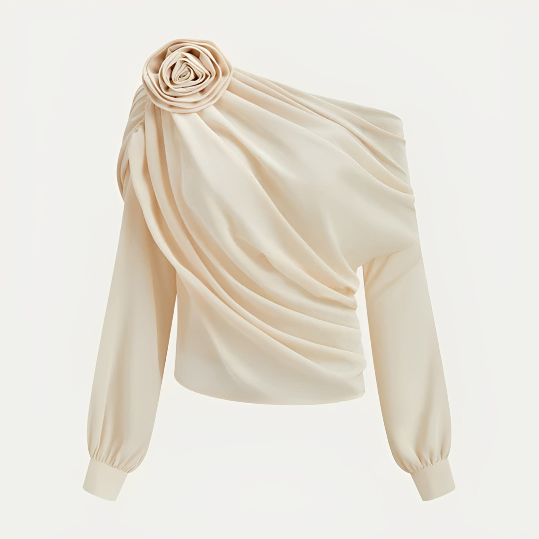 Ellise - Blouse stylée à coupe asymétrique