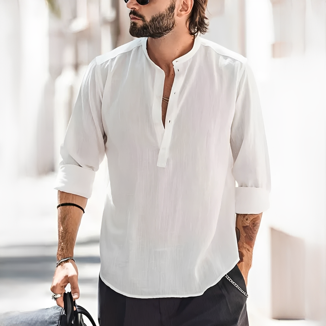 Enrico - Chemise homme d'été, légère et à la mode