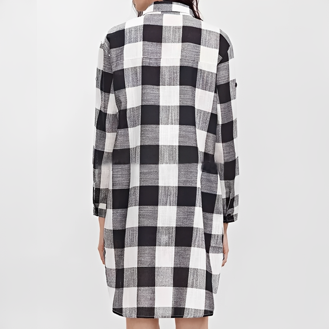 Janis - Chemise à Carreaux Style Détendu