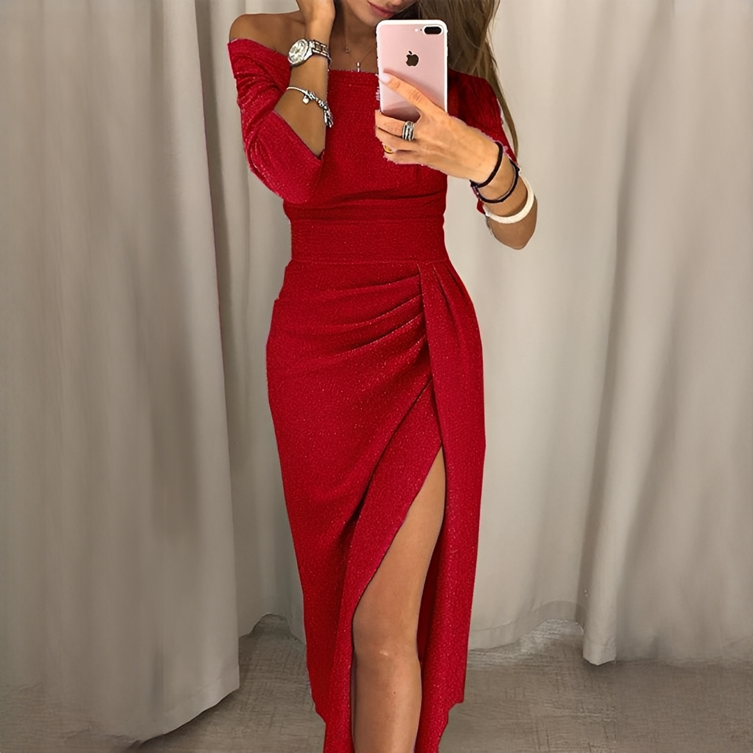 Cristy - Robe élégante à épaules dénudées pour femme