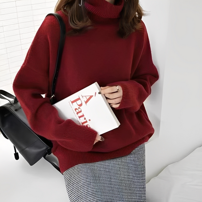 Ophélie - Elegant turtleneck sweater for women