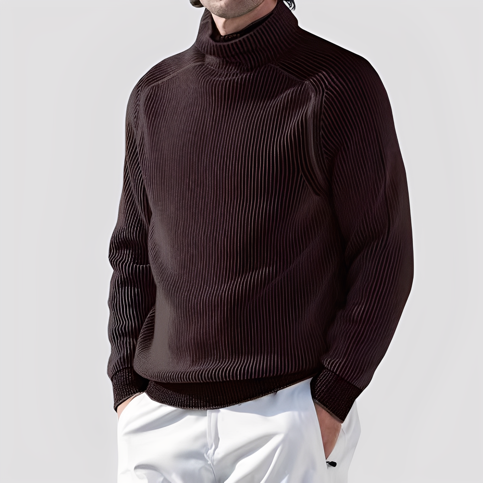 Chadwick - Pull à col roulé confortable