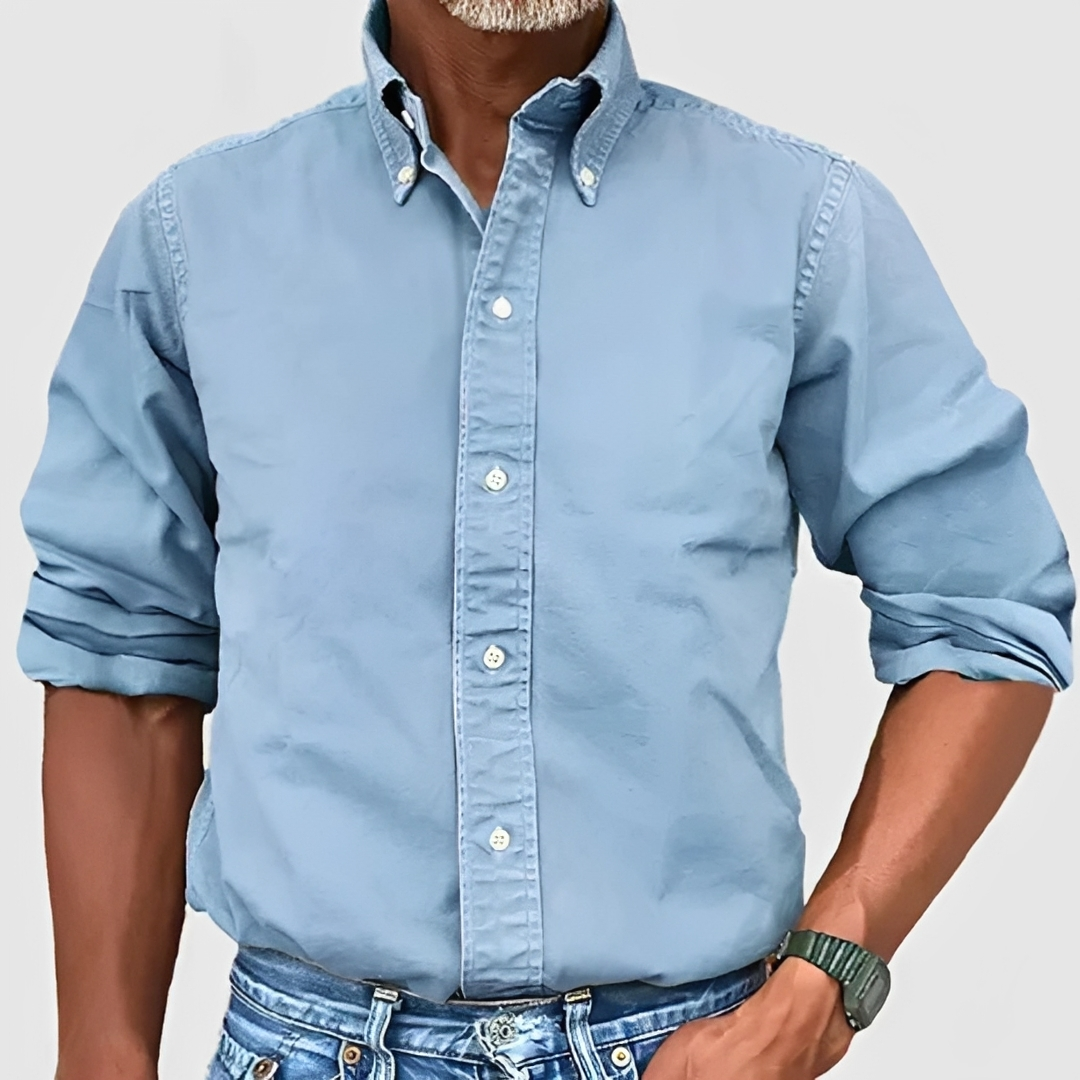 Edmond - Chemise classique pour homme à manches longues