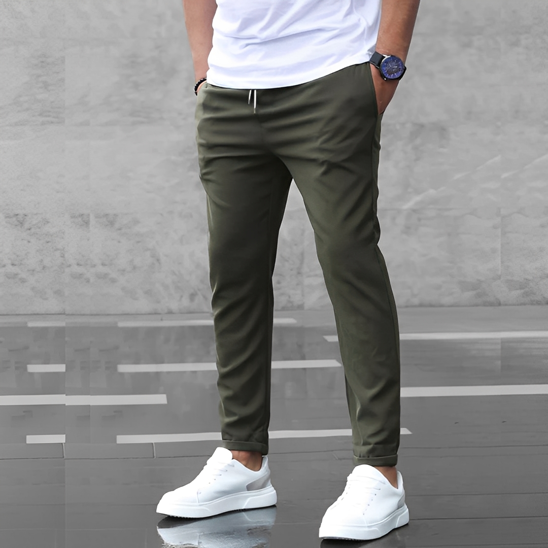 Aljure - Pantalons décontractés slim-fit pour hommes