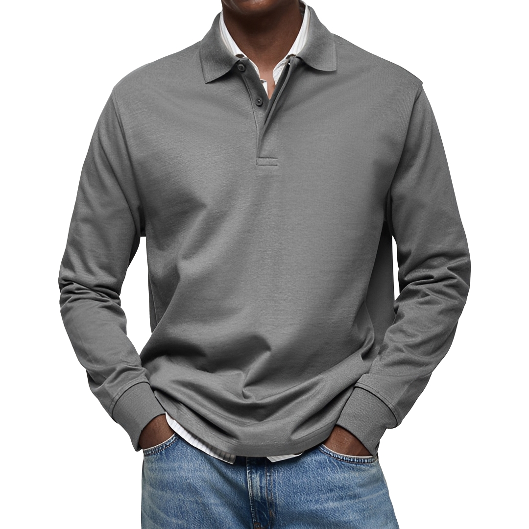 Argus - Polo pour homme à manches longues