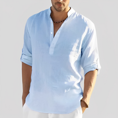 Nardo - Plain summer shirt for men