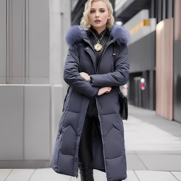 Marcellette - Manteau élégant et chaud avec capuche