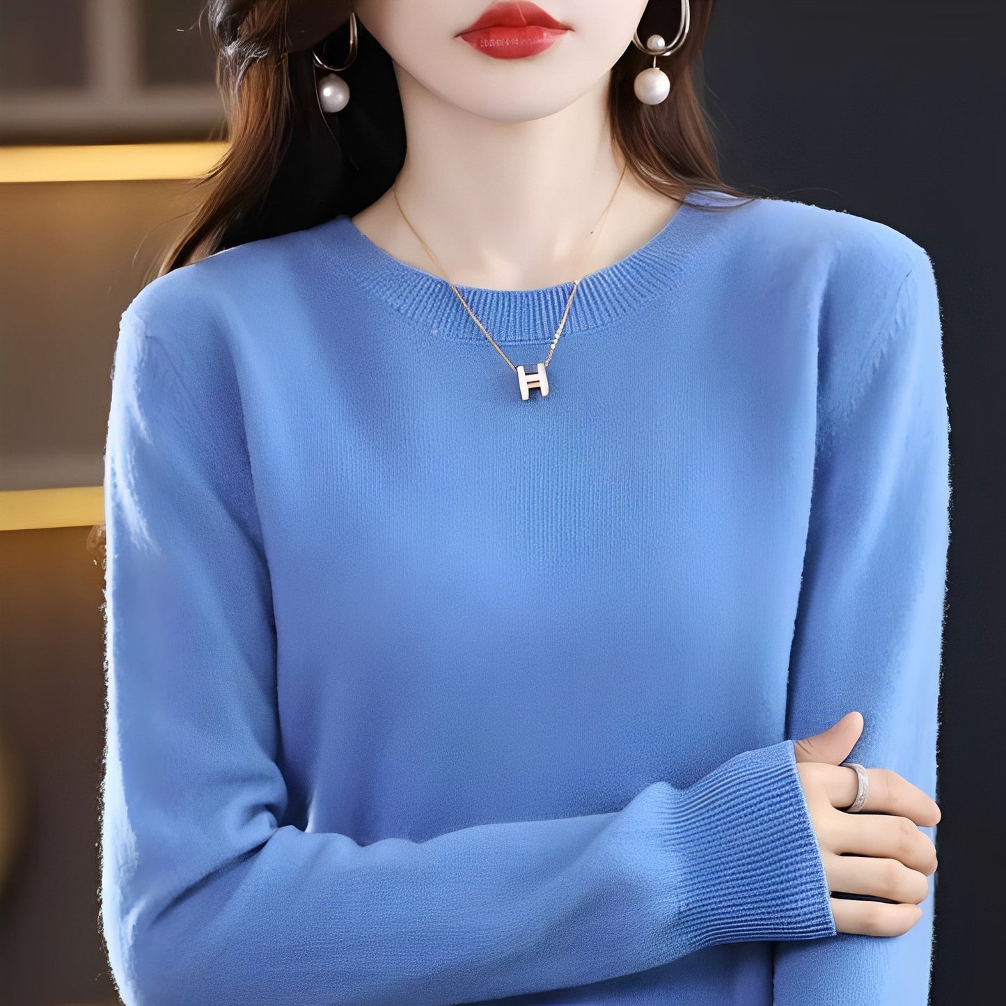 Julia - Pull en laine chic et ajusté pour femmes