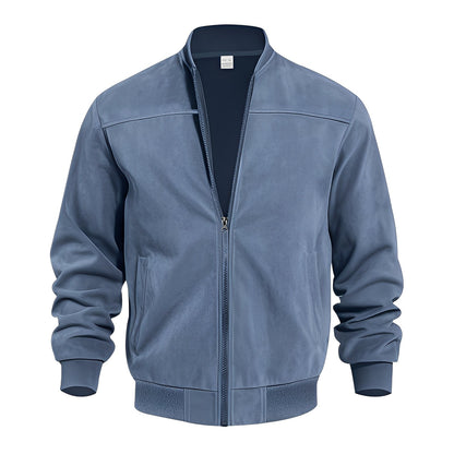 Easton - Blouson en daim pour hommes, classique et chic