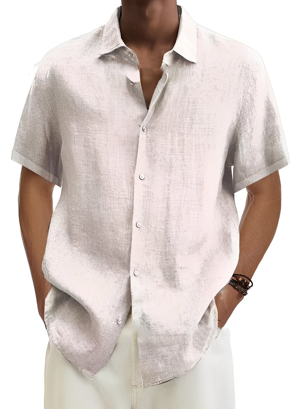 Richard - Chemise décontractée à boutons pour hommes