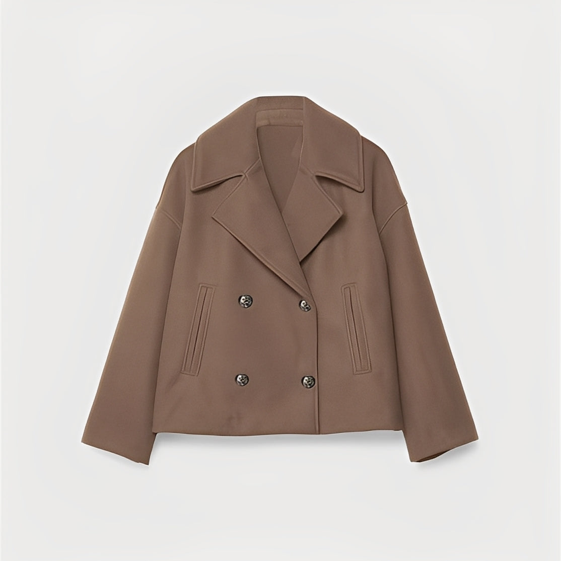 Abegail - Blouson court ample et décontracté pour femmes