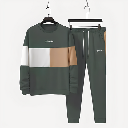 Charlton - Tenue sportive élégante pour hommes avec design en blocs de couleurs