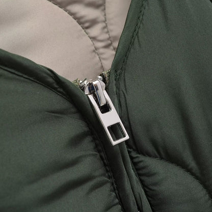 Thelma - Manteau relax avec matelassage en losanges pour femmes