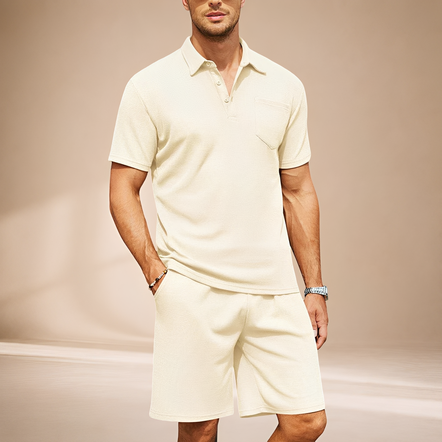 Barry - Ensemble Polo Texturé Ajusté